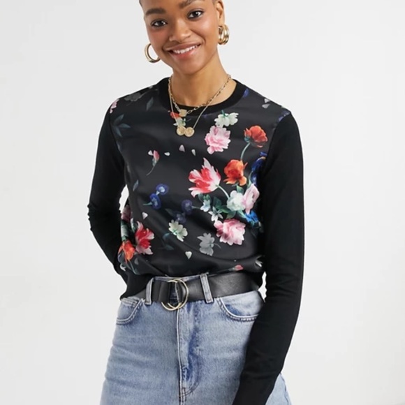 Ted Baker London Tops - LAST CHANCE SALE Ted Baker befanyy silk woven sweater